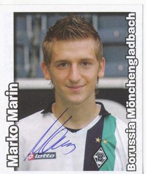 Marko Marin  Borussia Mönchengladbach  2008/2009  Panini Bundesliga Sticker original signiert 