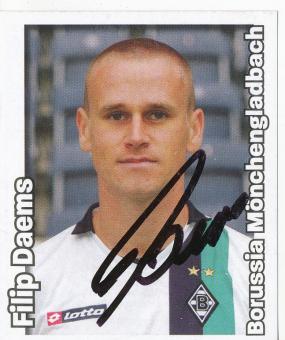 Filip Daems  Borussia Mönchengladbach  2008/2009  Panini Bundesliga Sticker original signiert 