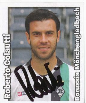 Roberto Colautti  Borussia Mönchengladbach  2008/2009  Panini Bundesliga Sticker original signiert 