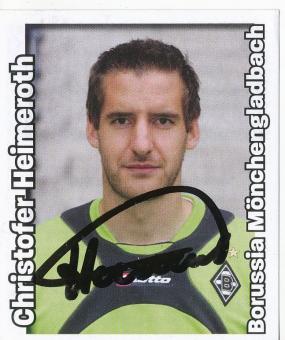 Christofer Heimeroth  Borussia Mönchengladbach  2008/2009  Panini Bundesliga Sticker original signiert 