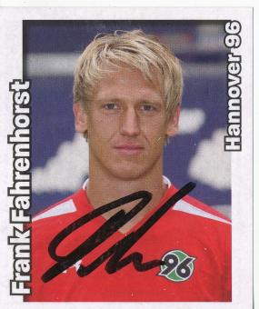 Frank Fahrenhorst  Hannover 96    2008/2009  Panini Bundesliga Sticker original signiert 