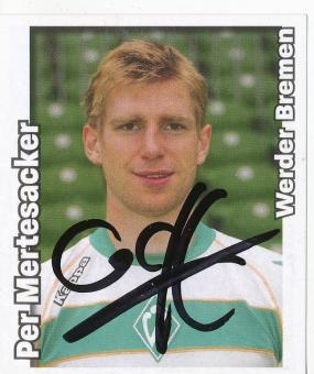 Per Mertesacker  SV Werder Bremen    2008/2009  Panini Bundesliga Sticker original signiert 
