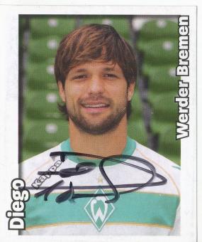 Diego    SV Werder Bremen    2008/2009  Panini Bundesliga Sticker original signiert 