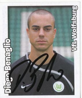 Diego Benaglio  VFL Wolfsburg   2008/2009  Panini Bundesliga Sticker original signiert 