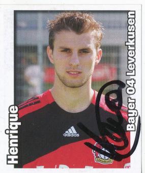 Henrique  Bayer 04 Leverkusn   2008/2009  Panini Bundesliga Sticker original signiert 