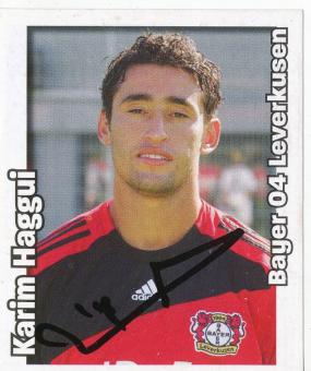 Karim Haggui  Bayer 04 Leverkusn   2008/2009  Panini Bundesliga Sticker original signiert 