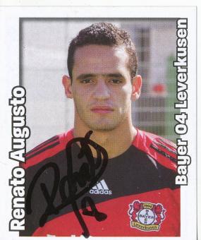 Renato Augusto  Bayer 04 Leverkusen   2008/2009  Panini Bundesliga Sticker original signiert 