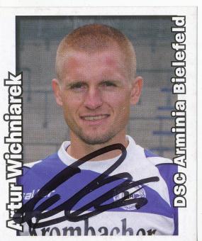 Artur Wichniarek  Arminia Bielefeld   2008/2009  Panini Bundesliga Sticker original signiert 