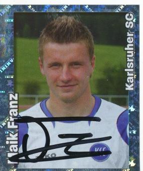 Maik Franz  Karlsruher SC   2008/2009  Panini Bundesliga Sticker original signiert 