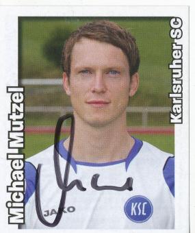 Michael Mutzel  Karlsruher SC   2008/2009  Panini Bundesliga Sticker original signiert 