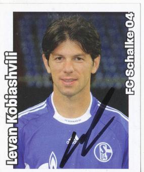 Levan Kobiashvili  FC Schalke 04   2008/2009  Panini Bundesliga Sticker original signiert 