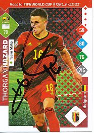 Thorgan Hazard  Belgien Road to WM 2022  Panini Card  original signiert 