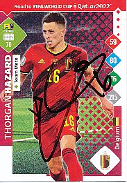 Thorgan Hazard  Belgien  Road to WM 2022  Panini Card  original signiert 