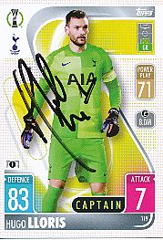 Hugo Lloris  Tottenham Hotspur  Champions League  Match Attax Card original signiert 