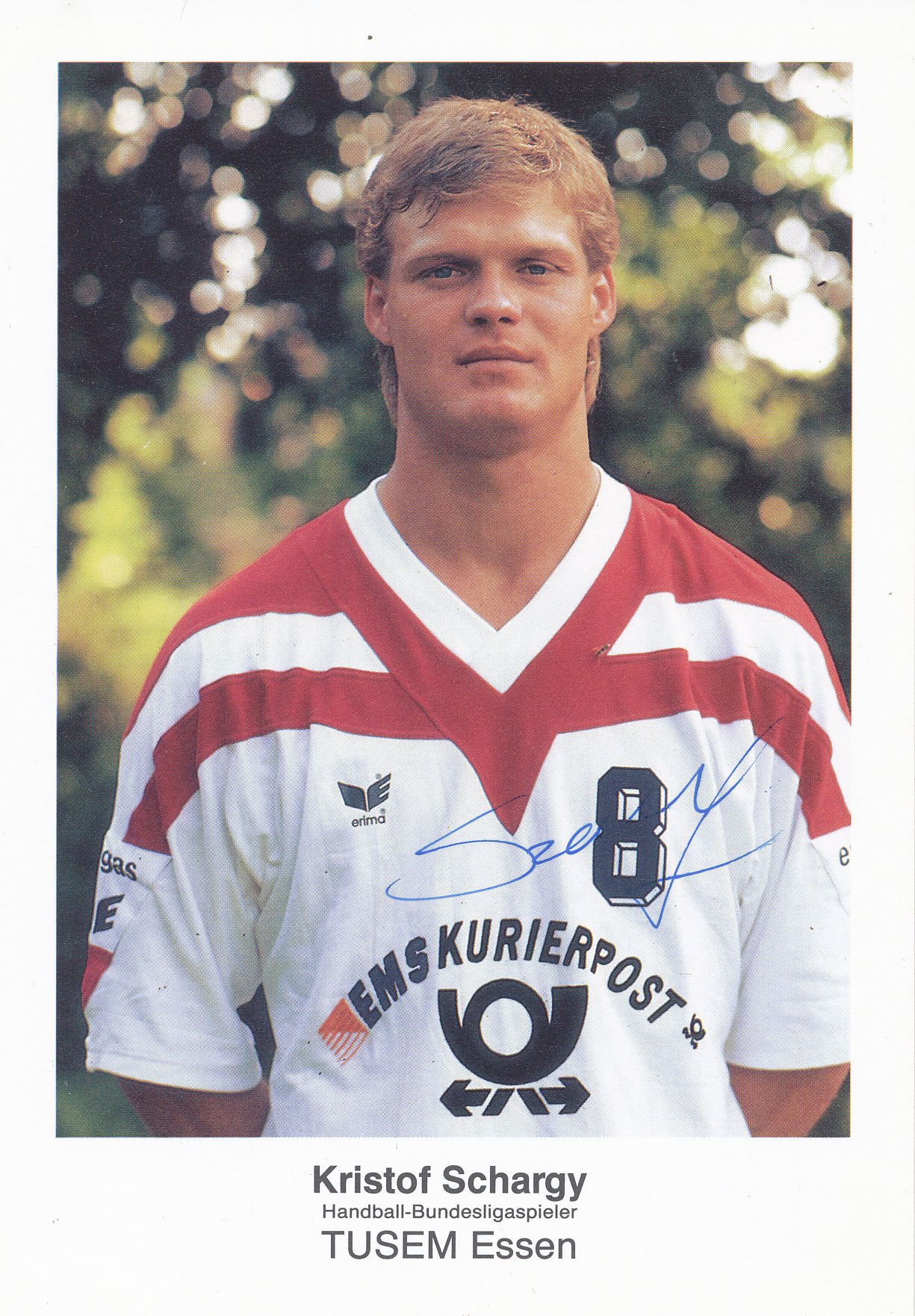 Kelocks Autogramme Kristof Schargy TUSEM Essen Handball Autogrammkarte original signiert online kaufen